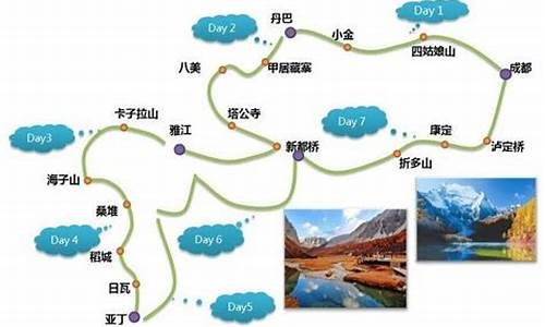 四姑娘山自驾游攻略路线图_四姑娘山自驾游攻略路线图片